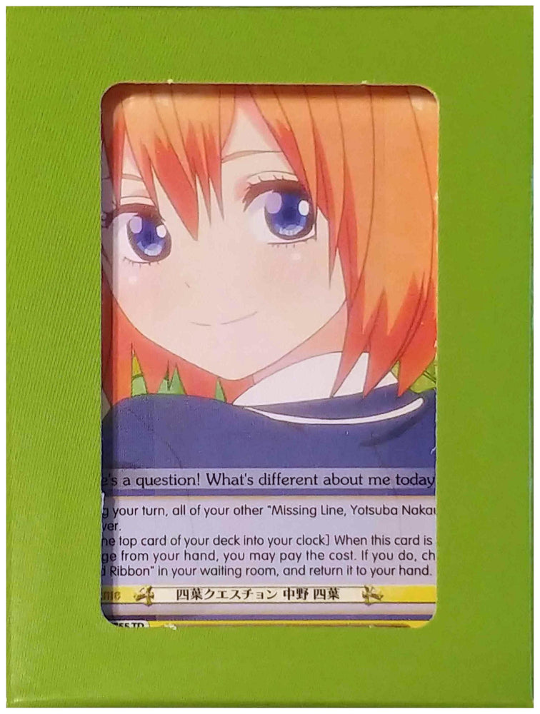 The Quintessential Quintuplets - Trial Deck+ (Green Box - Yotsuba Nakano)