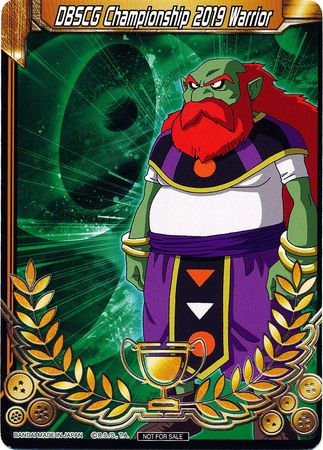 DBSCG Championship 2019 Warrior (Merit Card) - Universe 9 