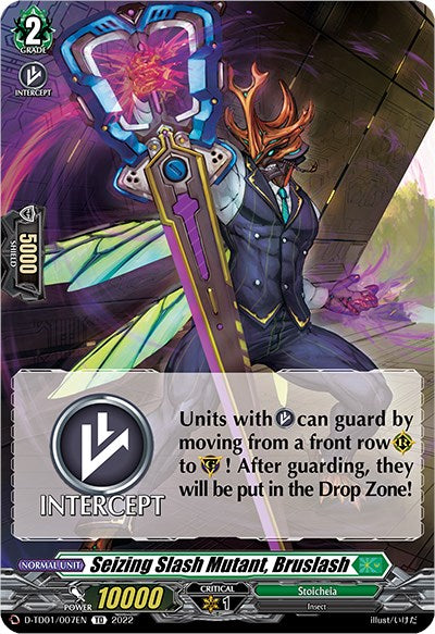 Seizing Slash Mutant, Bruslash (D-TD01/007EN) [Urara Haneyama -Bandmaster of Blossoming Bonds-]