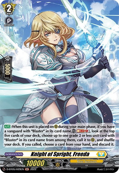 Knight of Spright, Freeda (D-BT05/H29EN) [Triumphant Return of the Brave Heroes]