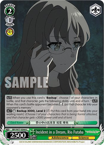 Incident in a Dream, Rio Futaba [Rascal Does Not Dream of a Dreaming Girl]