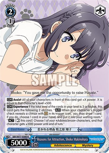 Reasons for Attraction, Shoko Makinohara [Rascal Does Not Dream of a Dreaming Girl]