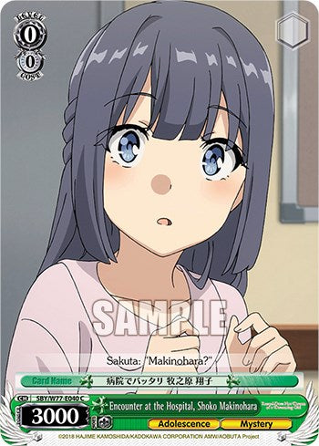 Encounter at the Hospital, Shoko Makinohara [Rascal Does Not Dream of a Dreaming Girl]