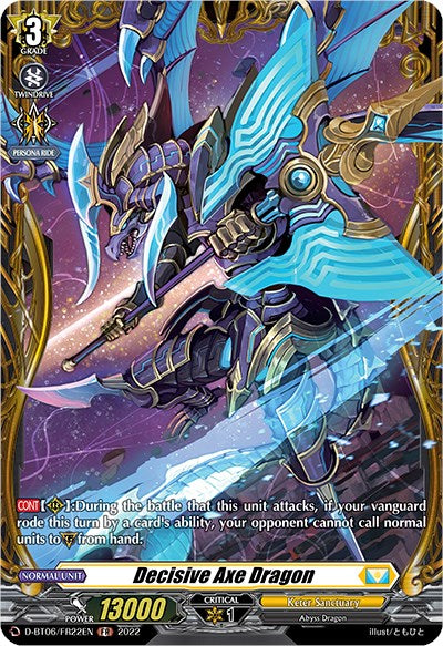 Decisive Axe Dragon (D-BT06/FR22EN) [Blazing Dragon Reborn]