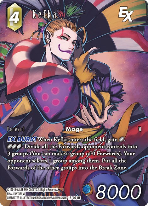 Kefka EX (Full Art) [Crystal Dominion]