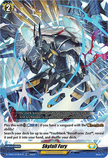 Skyfall Fury (D-TD03/018EN-R) [Raika Koshiba -Skyfall Executors-]