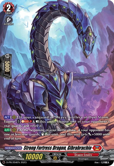 Strong Fortress Dragon, Gibrabrachio (D-PR/204EN) [D Promo Cards]