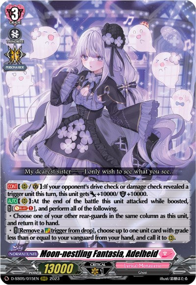 Moon-nestling Fantasia, Adelheid (D-SS05/015EN) [Festival Booster 2023]