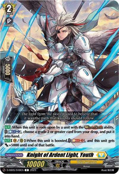 Knight of Ardent Light, Youth (D-SS05/048EN) [Festival Booster 2023]