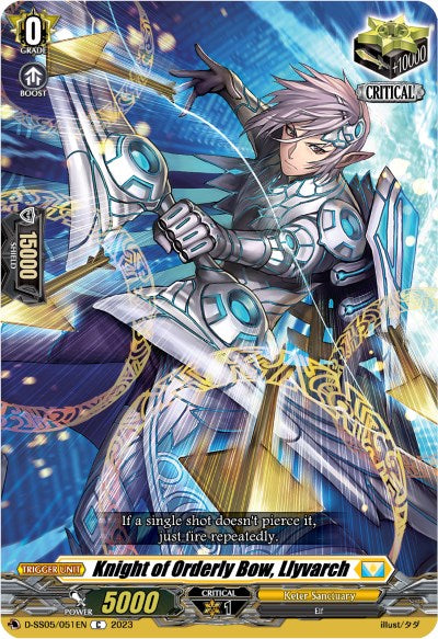 Knight of Orderly Bow, Llyvarch (D-SS05/051EN) [Festival Booster 2023]