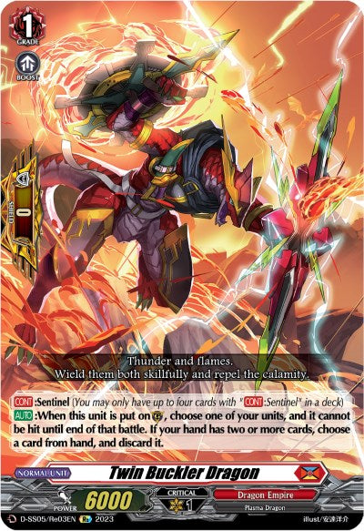 Twin Buckler Dragon (D-SS05/Re03EN) [Festival Booster 2023]