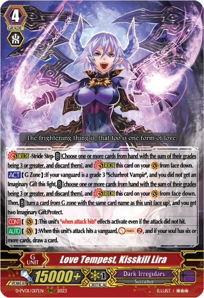 Love Tempest, Kisskill Lira (D-PV01/017EN) [History Collection]