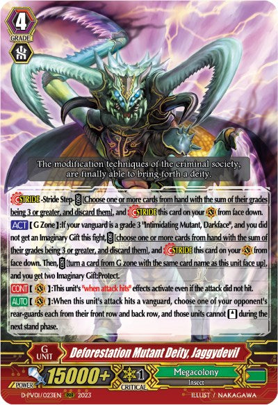 Deforestation Mutant Deity, Jaggydevil (D-PV01/023EN) [History Collection]