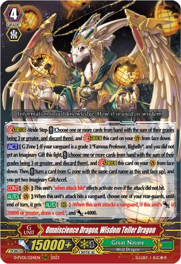 Omniscience Dragon, Wisdom Teller Dragon (D-PV01/024EN) [History Collection]