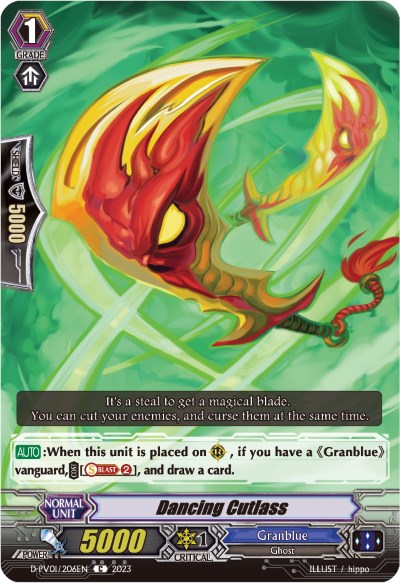 Dancing Cutlass (D-PV01/206EN) [History Collection]