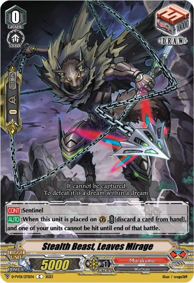 Stealth Beast, Leaves Mirage (D-PV01/275EN) [History Collection]