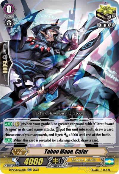 Taboo Mage, Cafar (D-PV01/032EN) [History Collection]