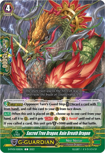 Sacred Tree Dragon, Rain Breath Dragon (D-PV01/100EN) [History Collection]
