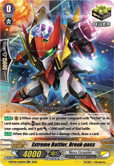 Extreme Battler, Break-pass (D-PV01/040EN) [History Collection]