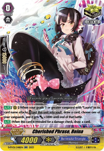 Cherished Phrase, Reina (D-PV01/048EN) [History Collection]