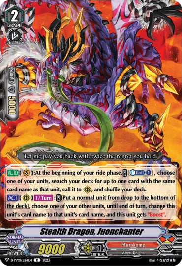 Stealth Dragon, Juonchanter (D-PV01/324EN) [History Collection]
