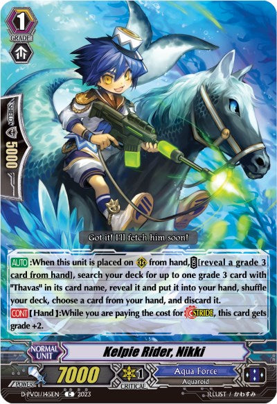 Kelpie Rider, Nikki (D-PV01/145EN) [History Collection]