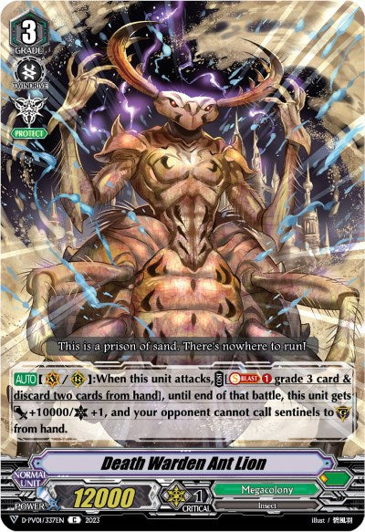 Death Warden Ant Lion (D-PV01/337EN) [History Collection]
