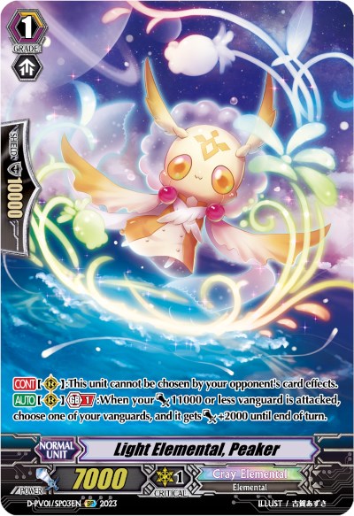 Light Elemental, Peaker (D-PV01/SP03EN) [History Collection]