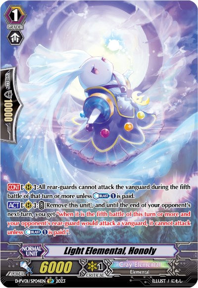 Light Elemental, Honoly (D-PV01/SP04EN) [History Collection]