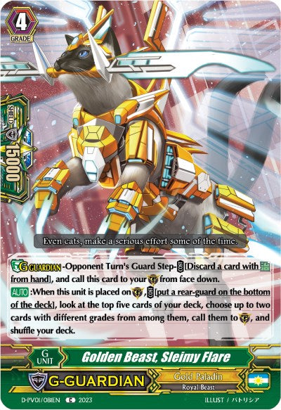 Golden Beast, Sleimy Flare (D-PV01/081EN) [History Collection]