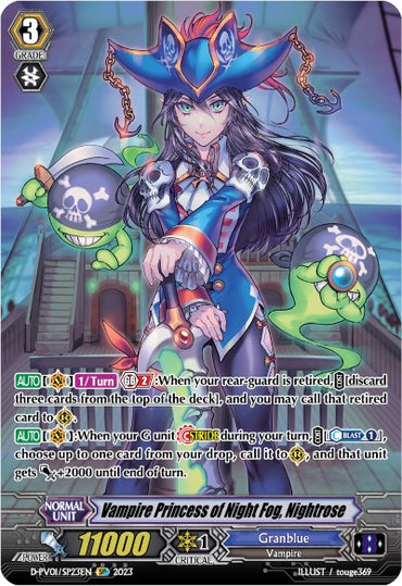 Vampire Princess of Night Fog, Nightrose (D-PV01/SP23EN) [History Collection]
