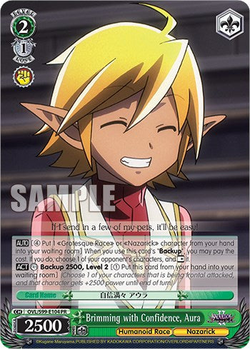 Brimming with Confidence, Aura [Nazarick: Tomb of the Undead Vol.2]