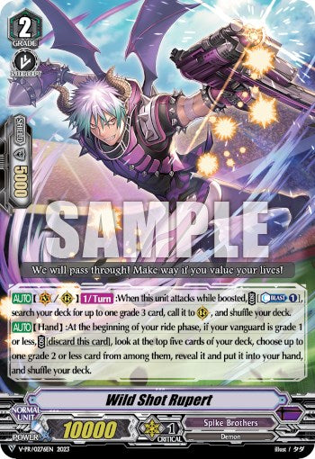 Wild Shot Rupert (V-PR/0276EN) [Promo Cards]