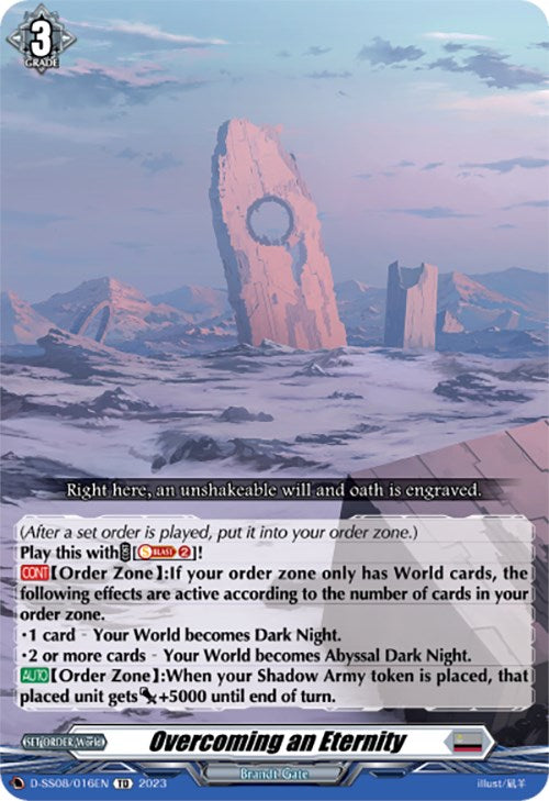 Overcoming an Eternity (D-SS08/016EN) [Festival Booster 2023]