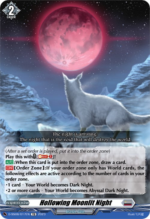 Hollowing Moonlit Night (D-SS08/017EN) [Festival Booster 2023]
