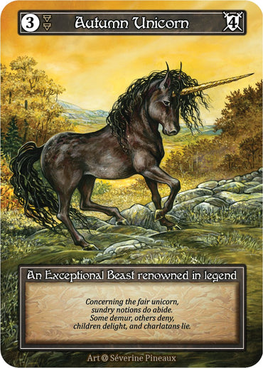 Autumn Unicorn (Foil) [Alpha]