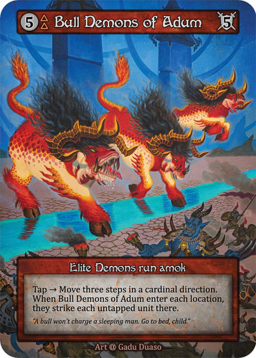 Bull Demons of Adum (Preconstructed Deck) [Alpha]