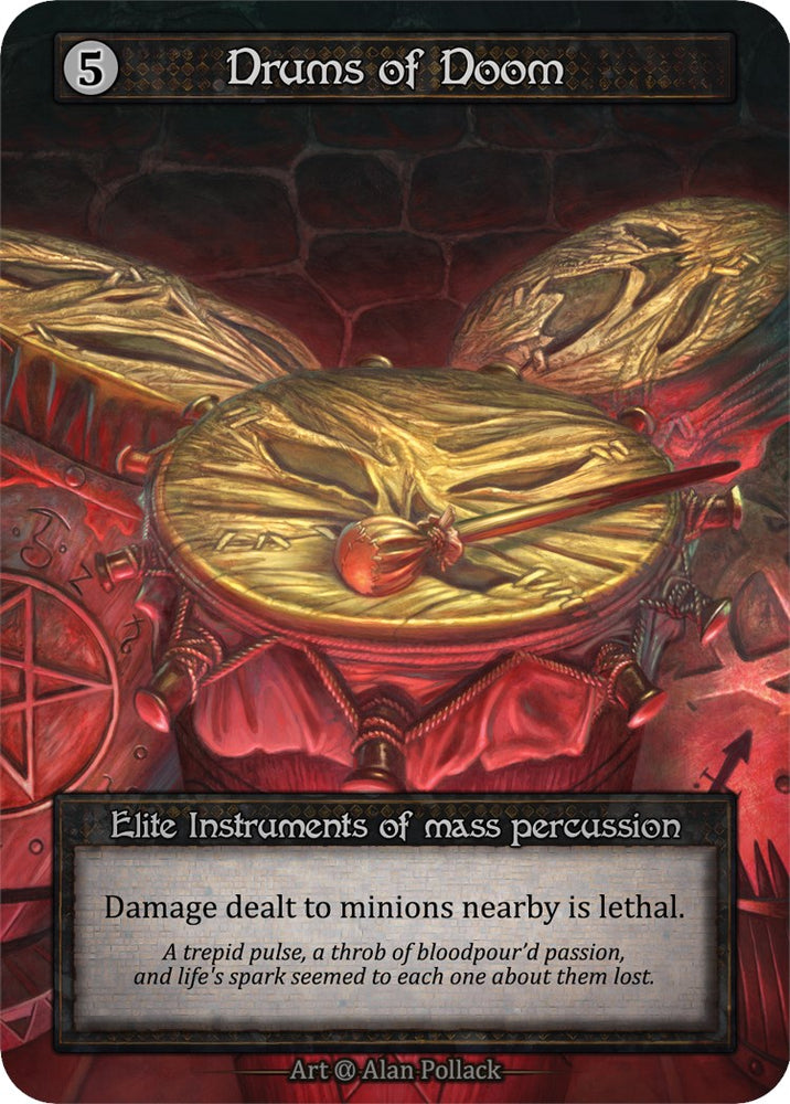 Drums of Doom (Preconstructed Deck) [Alpha]