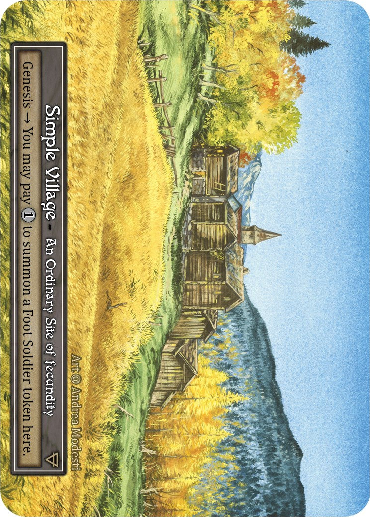 Simple Village (Foil) [Alpha]