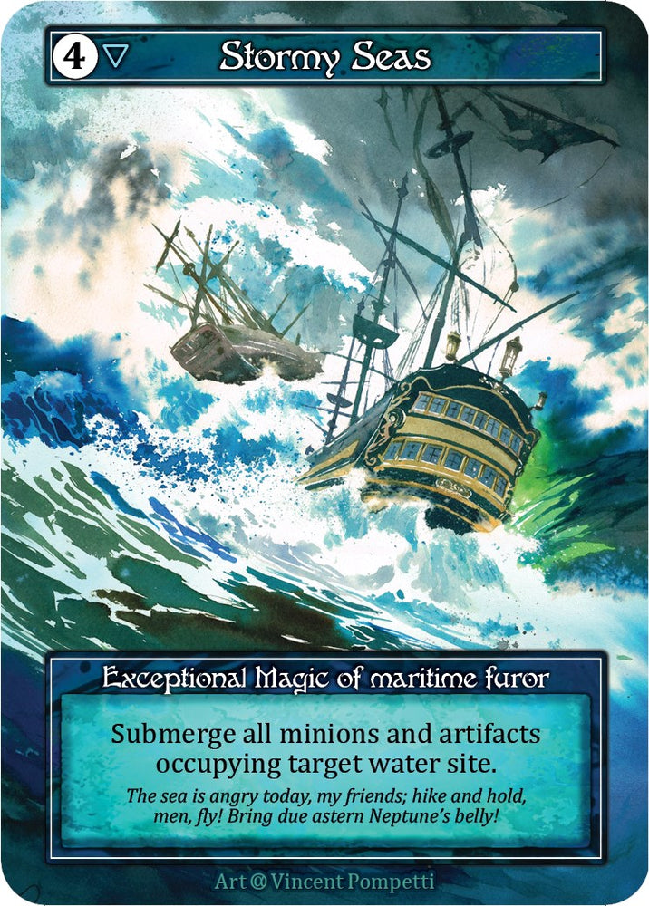 Stormy Seas (Foil) [Alpha]