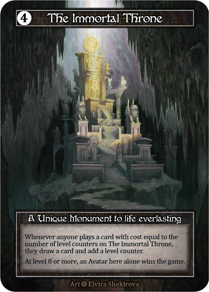 The Immortal Throne (Foil) [Alpha]