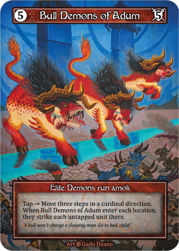 Bull Demons of Adum (Foil) [Beta]