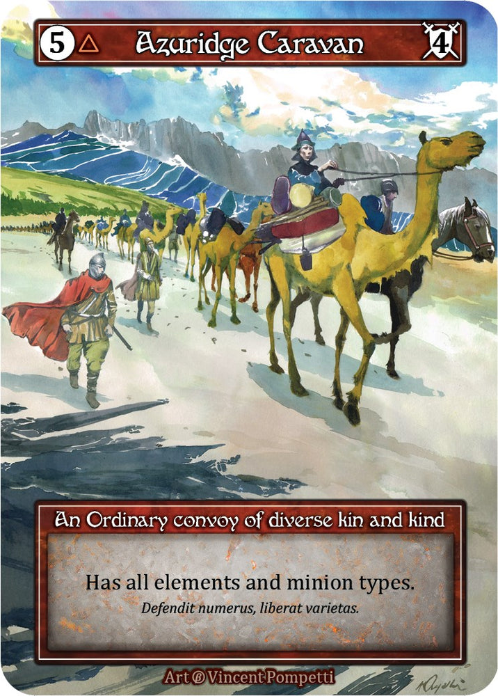 Azuridge Caravan (Foil) [Beta]