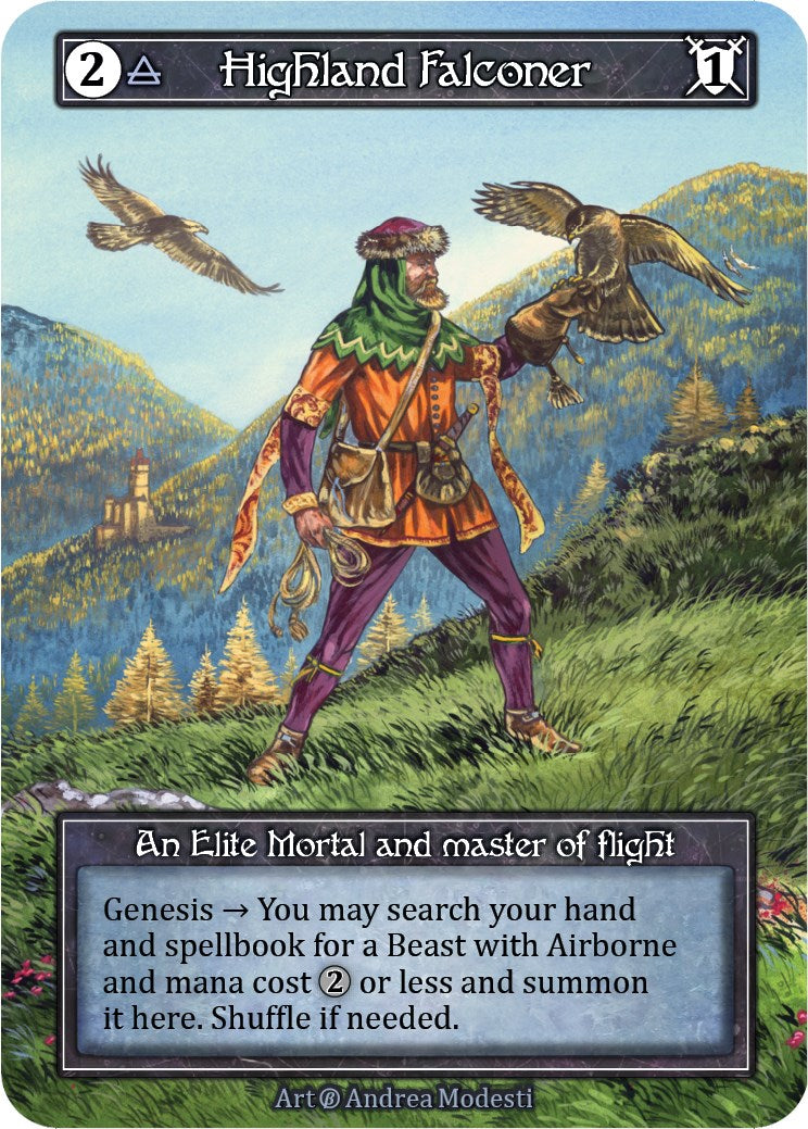 Highland Falconer (Foil) [Beta]