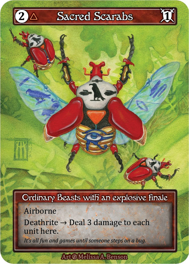 Sacred Scarabs (Foil) [Beta]