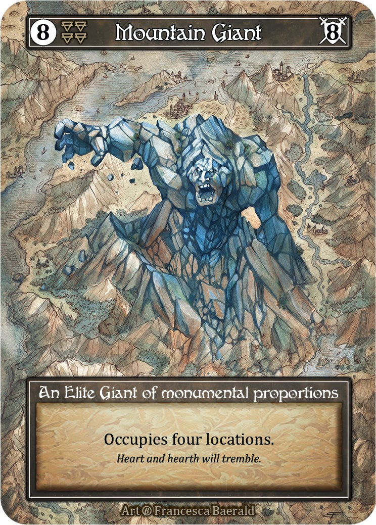 Mountain Giant (Foil) [Beta]