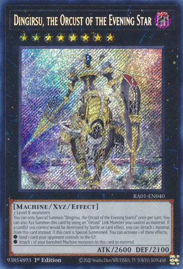 Dingirsu, the Orcust of the Evening Star [RA01-EN040] Secret Rare