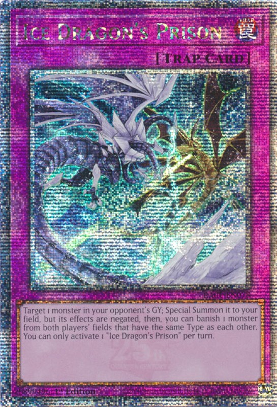 Ice Dragon's Prison [RA01-EN078] Quarter Century Secret Rare