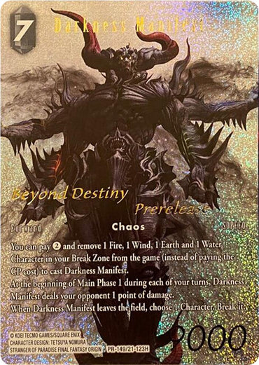 Darkness Manifest (Prerelease Promo) [Promo Cards]