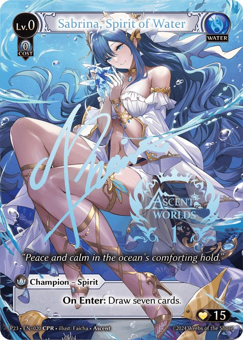 Sabrina, Spirit of Water (020) [Promotional Cards]